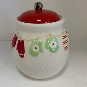 Hallmark 90's Mitten Cookie Jar, Vintage
